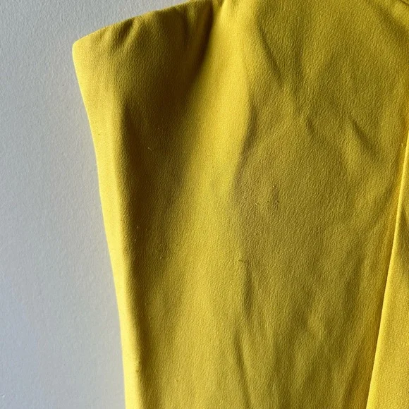 Oscar de la Renta yellow maxi dress gown (AS IS) - Picture 5 of 12